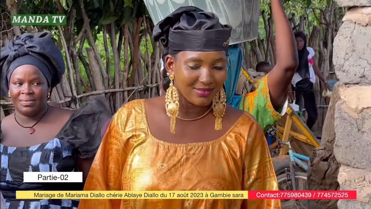 Partie-02: Réception du Mariage de Mariama Diallo chérie Ablaye diallo du 17août 2023  à Gambie Sara