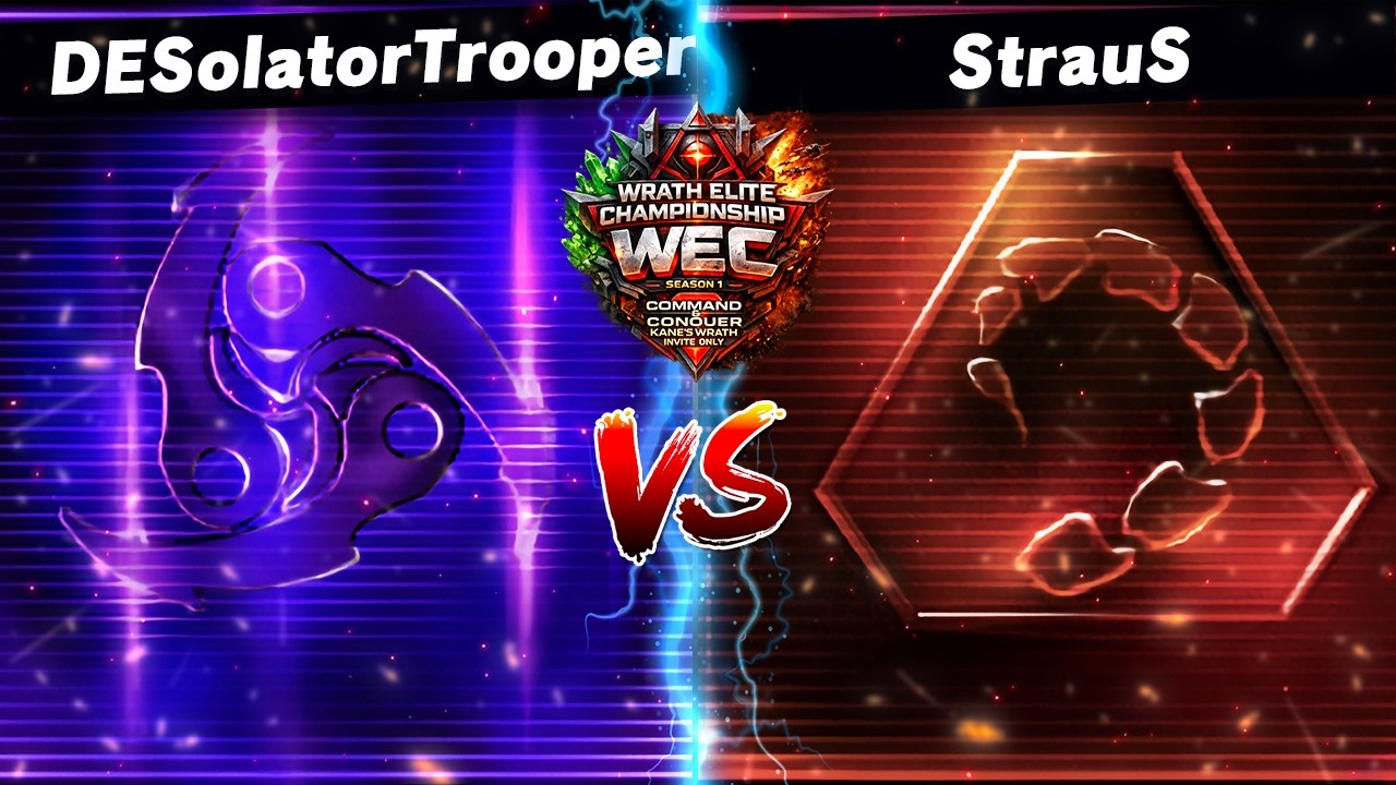 Kane's Wrath WEC S1- DESolatorTrooper [T59] vs StrauS [Nod] - Challenger League
