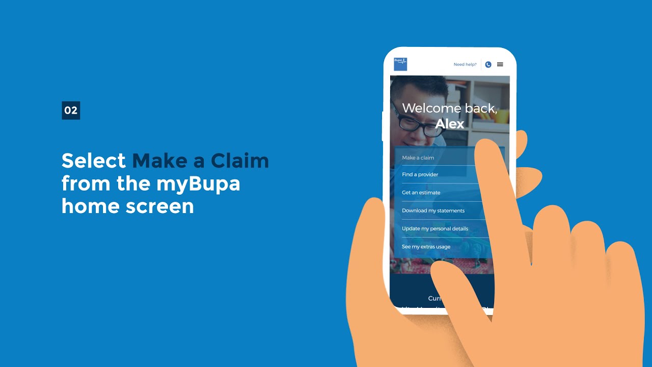 How to make a claim online with myBupa