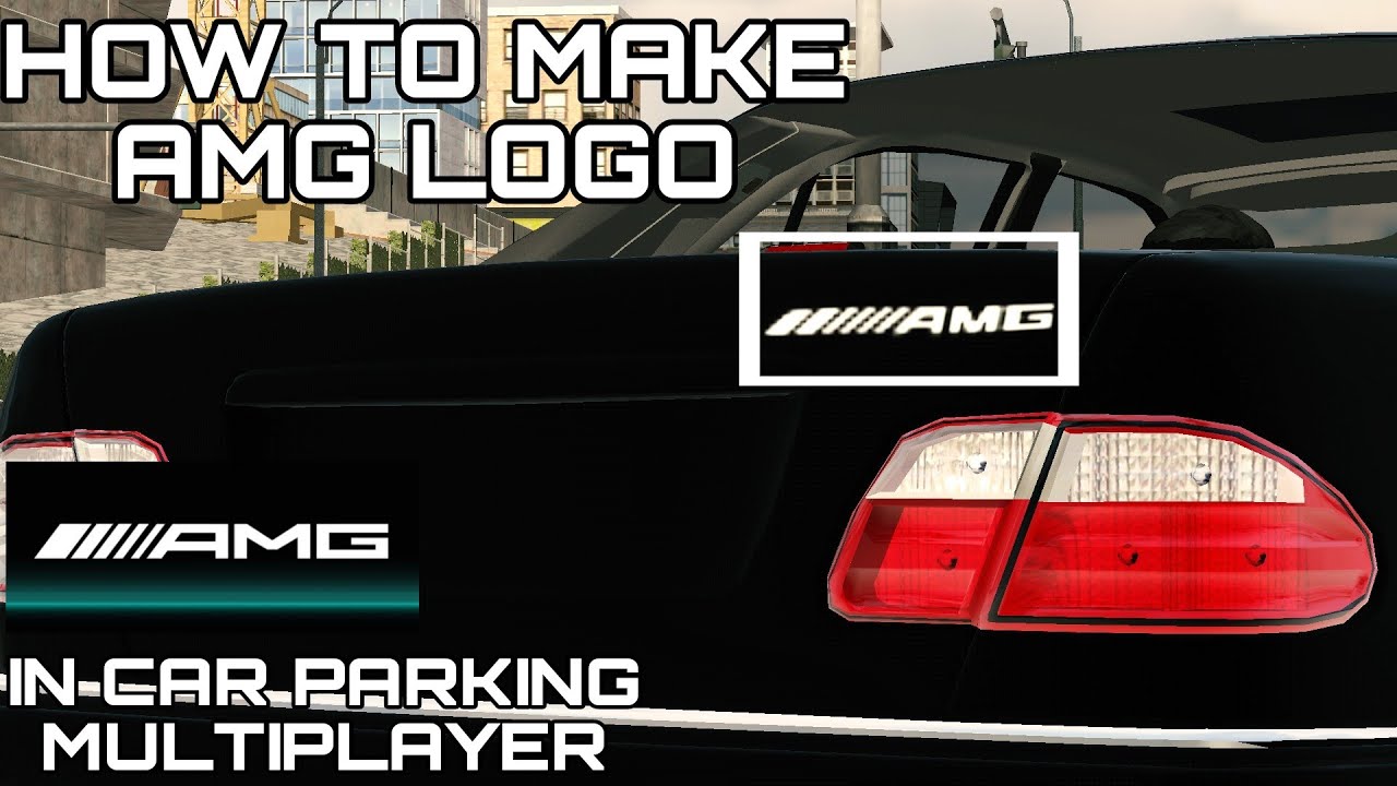 HOW TO MAKE AMG LOGO IN CAR PARKING MULTIPLAYER