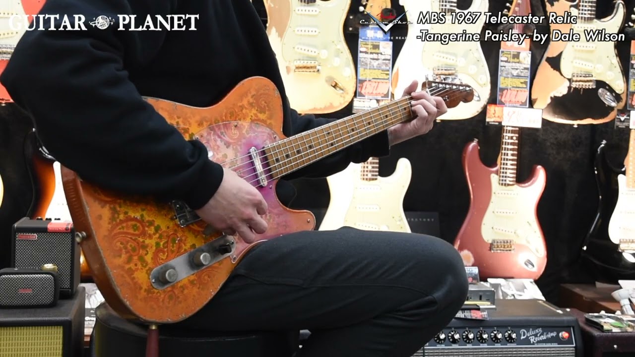MBS 1967 Telecaster Relic -Tangerine Paisley- by Dale Wilson