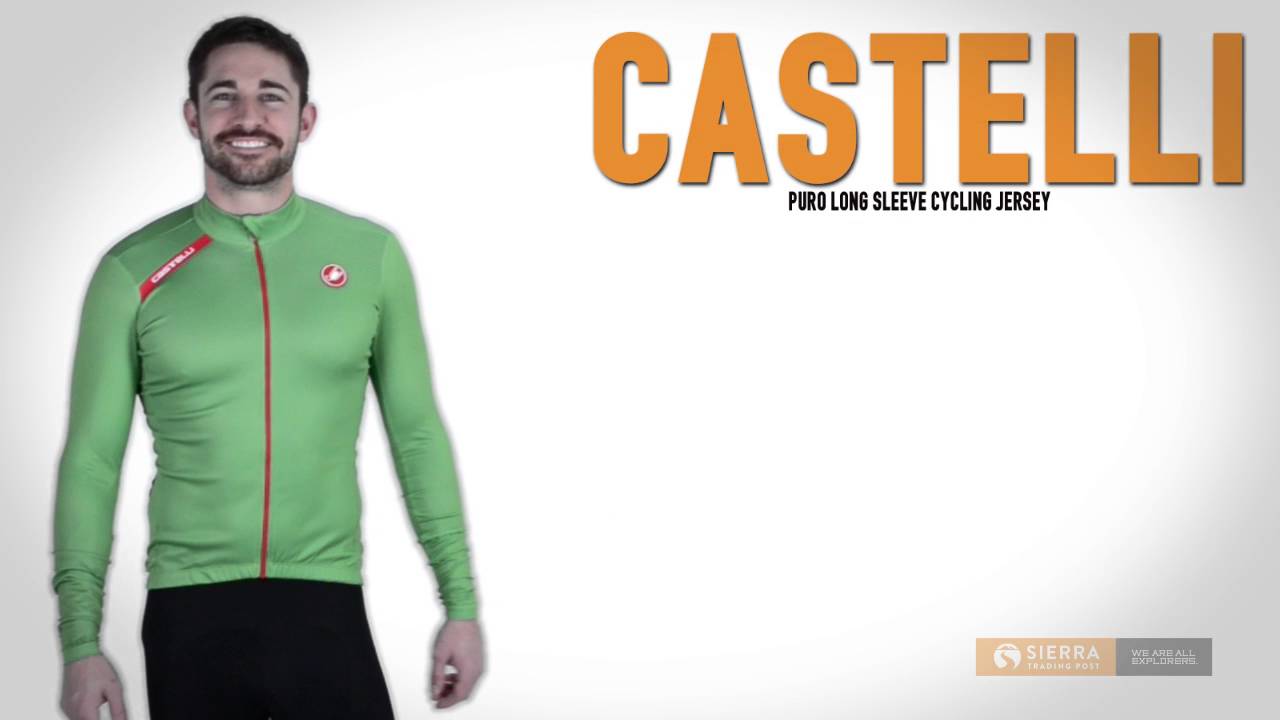 Castelli Puro Cycling Jersey - Full Zip, Long Sleeve (For Men)