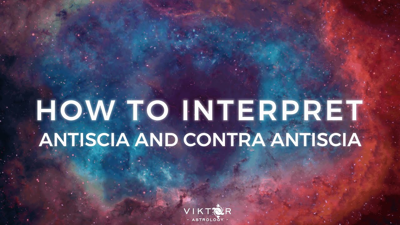 How to interpret Antiscia and contra Antiscia