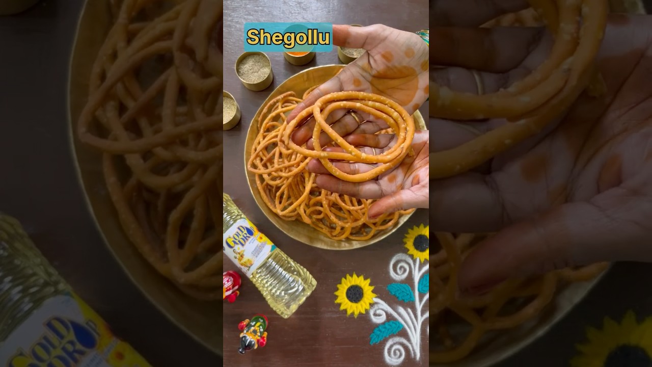 Shegollu- Sankranti special snack!  