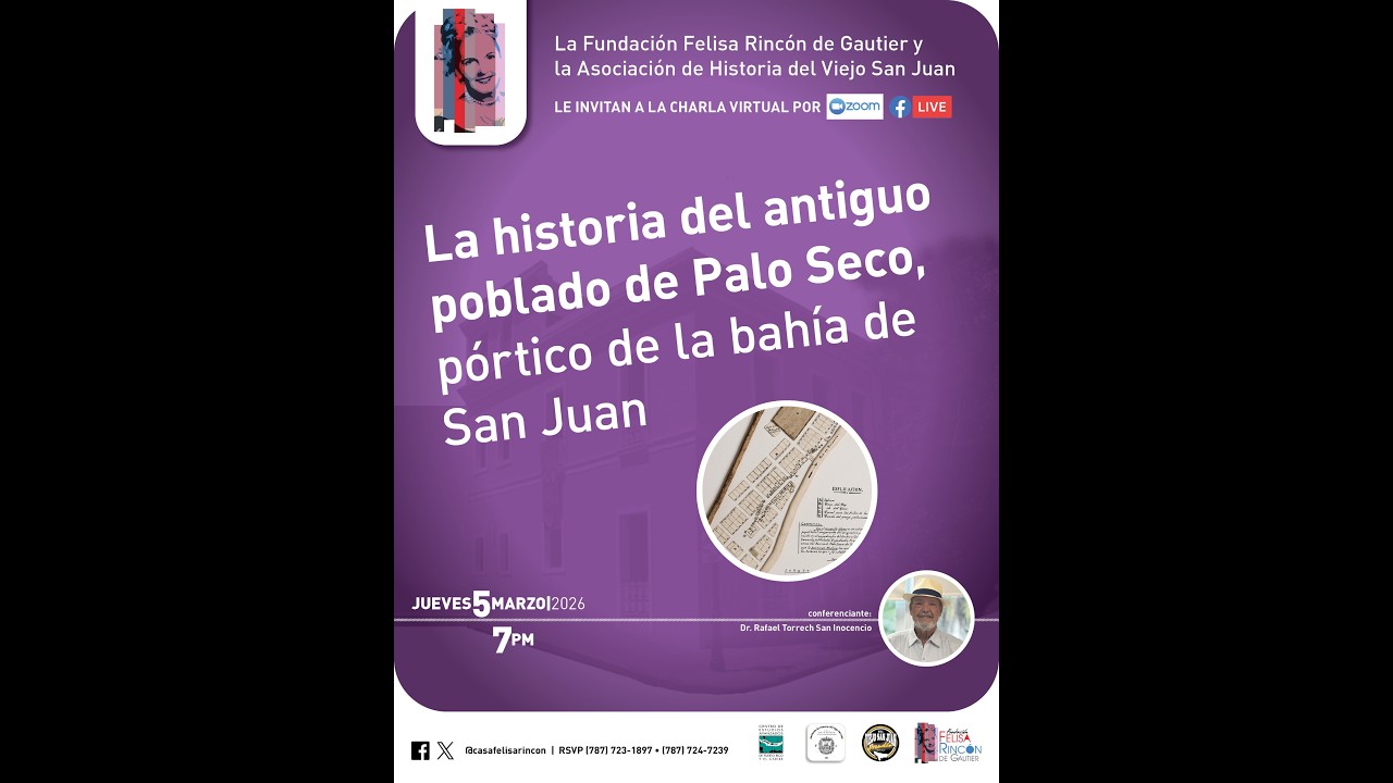 CHARLA La historia del antiguo poblado de Palo Seco, pórtico de la bahía de San Juan