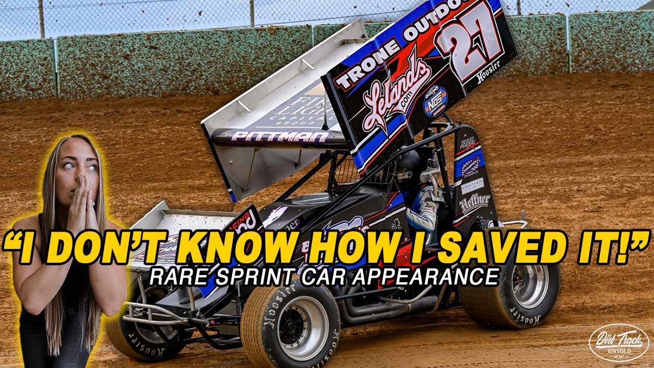 Billy Jumped Into A 410 Sprintcar! CRAZY TIGHT Racing At The Action Track!
