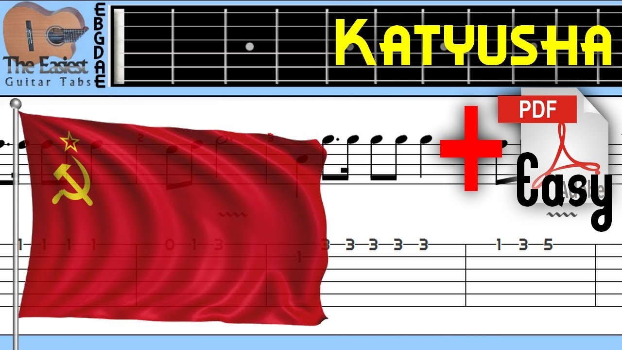 Katyusha Guitar Tab II