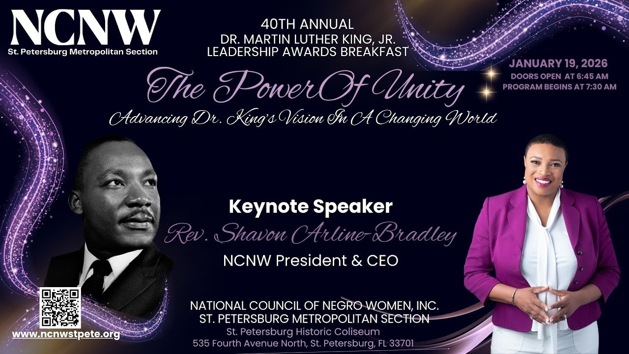 NCNW SPMS 2026 MLK Day Keynote Speaker: Rev. Shavon Arline-Bradley, President & CEO of NCNW