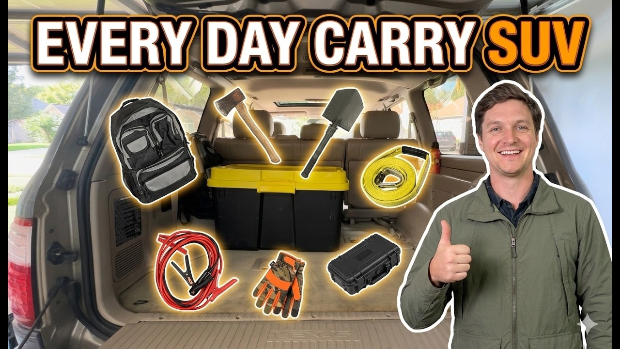 I put all my vehicle EDC equipment in one bin