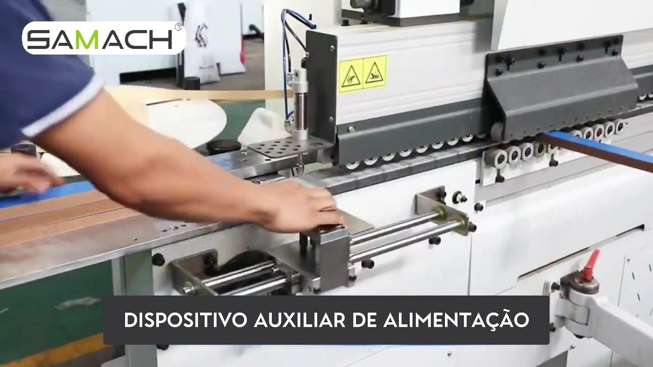 Coladeira de Bordas para Peças Estreitas | Solução Profissional para Indústria Moveleira