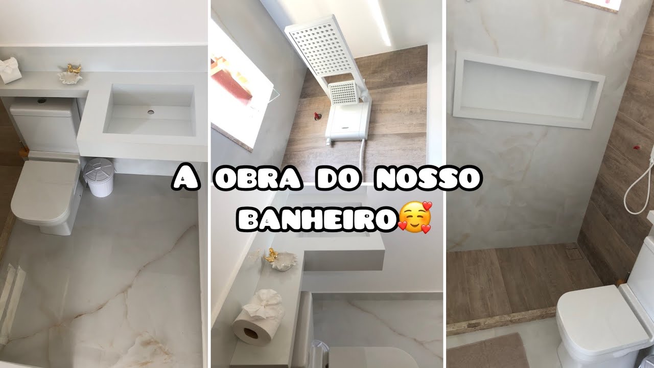 NOSSO BANHEIRO PRONTO 😍 + TOUR PELOS DETALHES #DIARIODAOBRA
