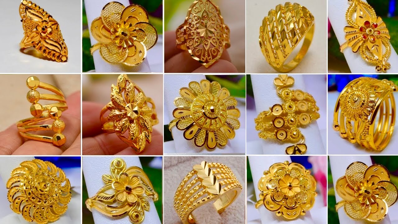 Top 100+ Latest Gold Ring Designs /Most Beautiful Gold Ring Designs For Women/Gold ring designs 2021