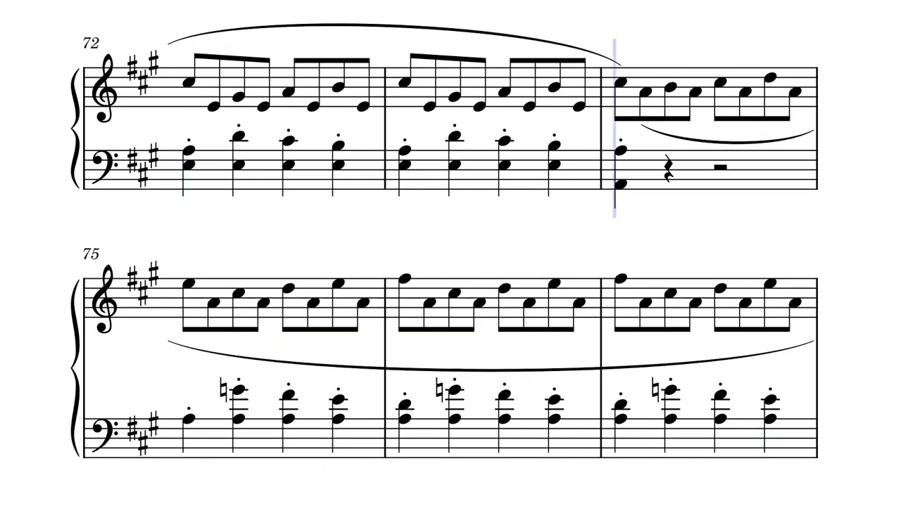 Sonata in A major, K. 113 – Domenico Scarlatti Sonata in A major, K.