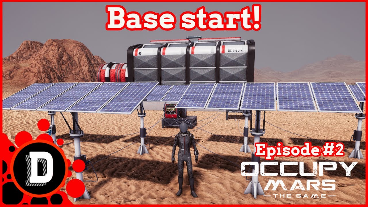 Getting a start on my new MARTIAN BASE! [S3 E2] Occupy Mars: The Game
