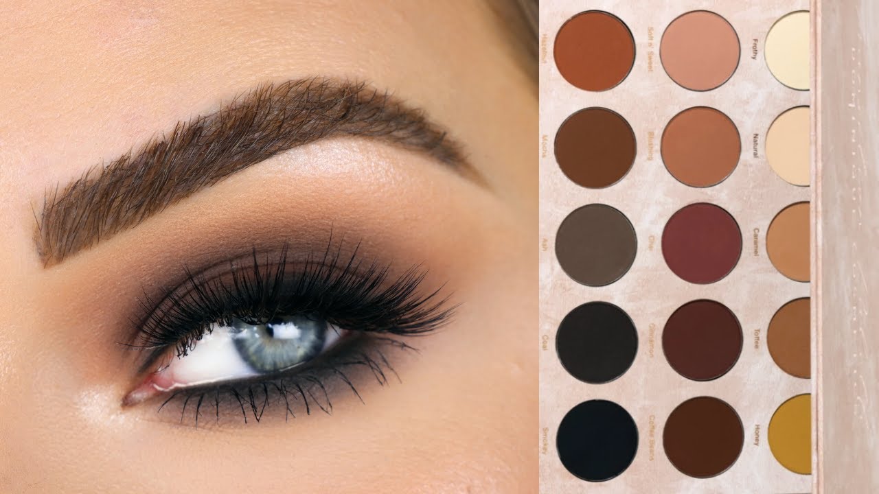 Dark Matte Smokey Eyeshadow Tutorial | Dominique Cosmetics Transition Palette