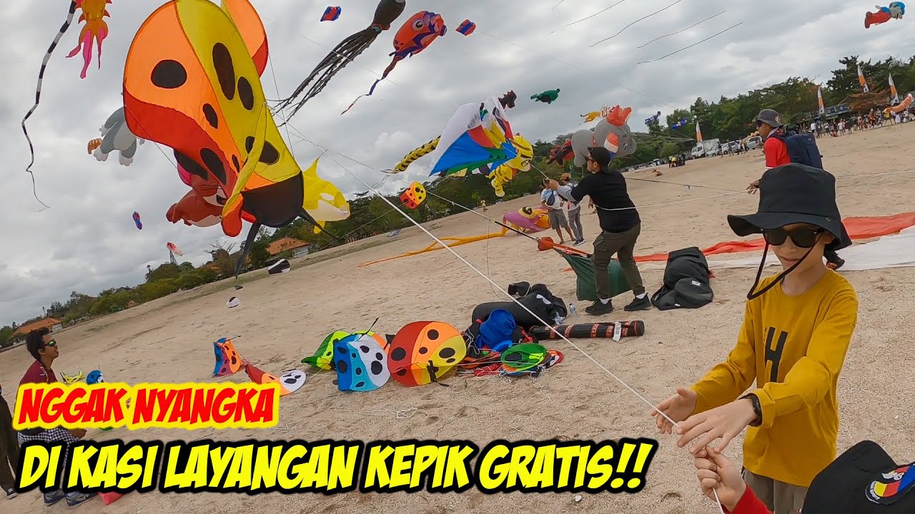NONTON FESTIVAL LAYANGAN INTERNATIONAL DI KASI LAYANGAN  GRATIS!!