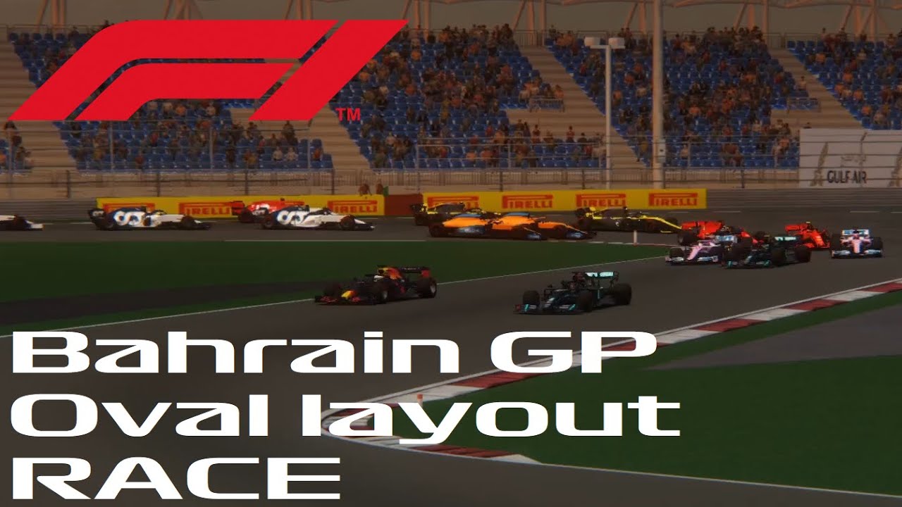 F1 Bahrain Oval layout 5Lap Race Assetto corsa 