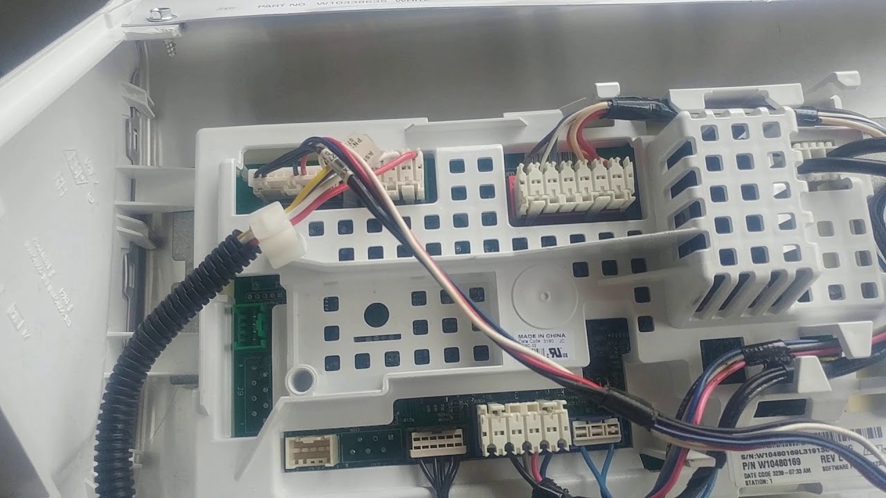 Whirlpool Kenmore Amana Lid Lock Solenoid Won't Operate Board Repair