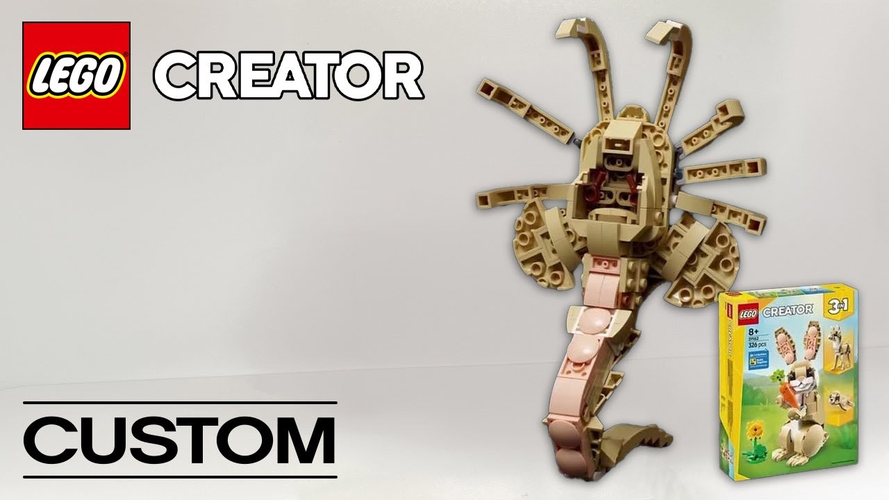 Creating The Face Hugger From LEGO Set 31162