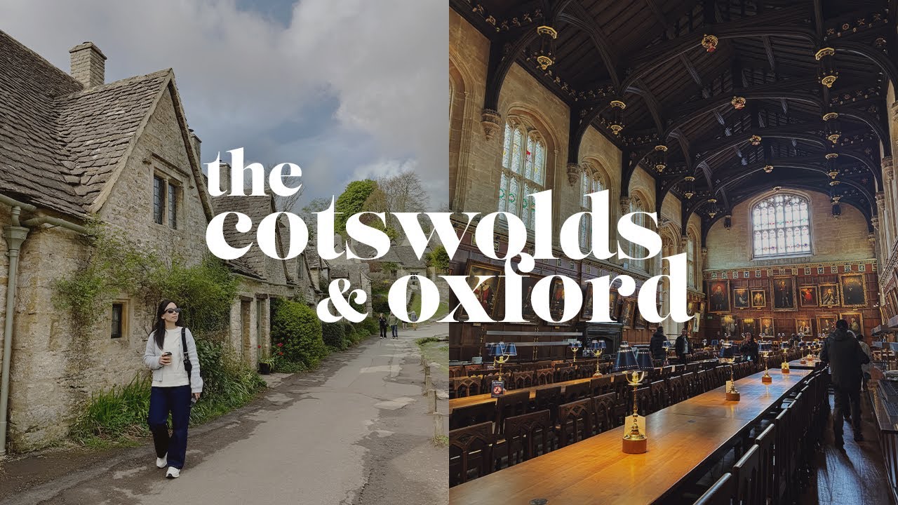visiting the cotswolds + oxford harry potter locations! england uk travel vlog pt 2