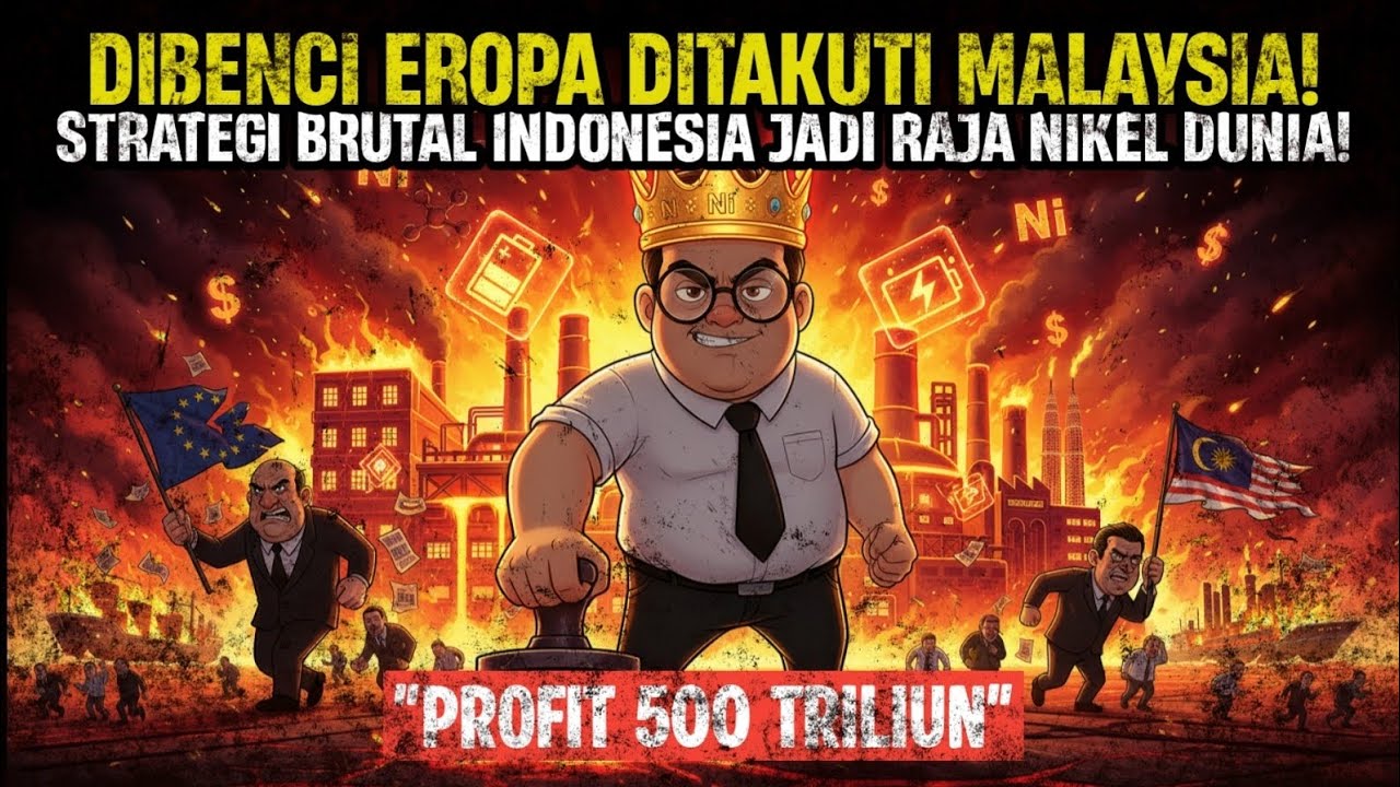 DIBENCI EROPA, DITAKUTI MALAYSIA‼️ Strategi Brutal Indonesia Jadi Raja Nikel Dunia‼️