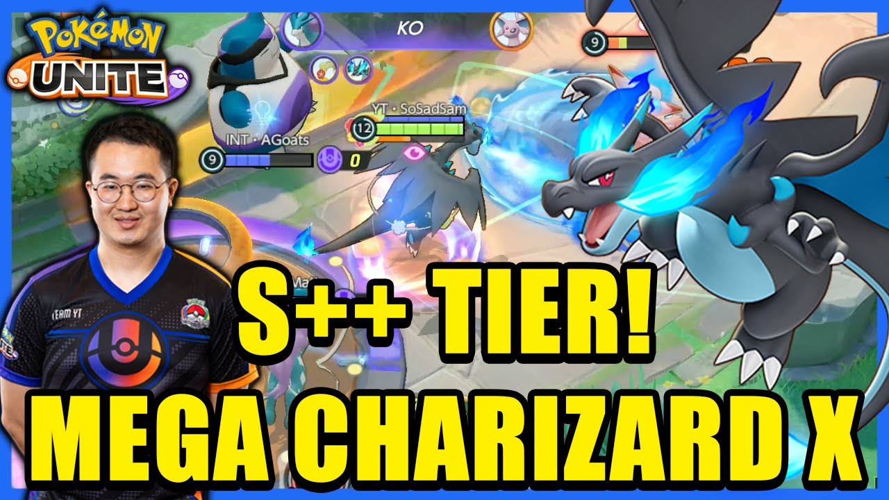 МЕГА ЧАРИЗАРД X — ОЧЕНЬ МОЩНЫЙ! УНИВЕРСАЛ S++ уровня! Он может ВСЁ! | Pokémon Unite