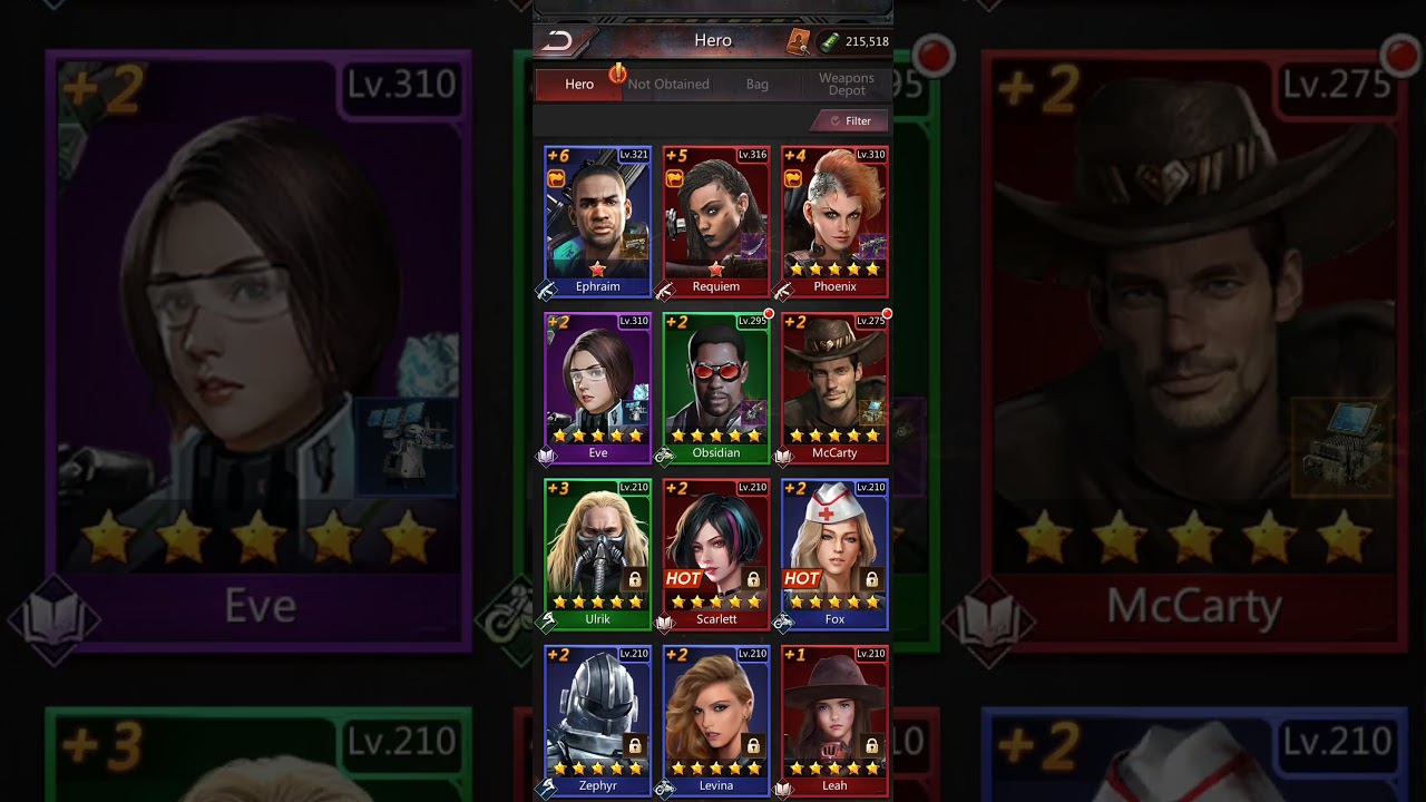 Puzzles and Survival - Setting up your troop line-up and hero's.