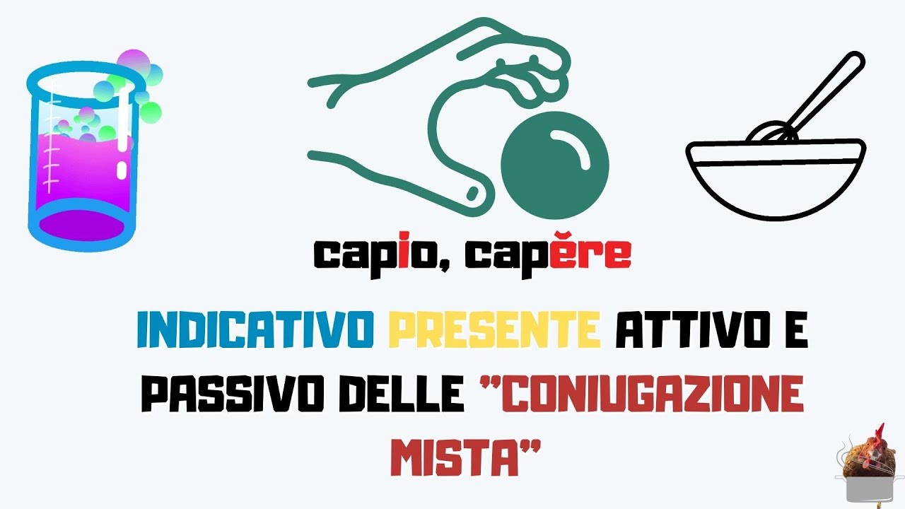 La coniugazione mista (verbi in -io)
