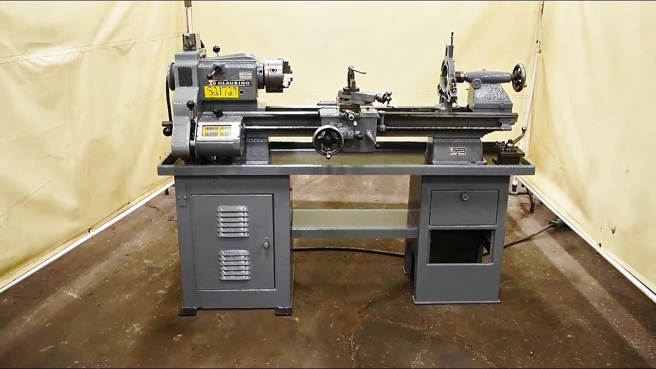 CLAUSING 1 HP 12” x 36” Engine Lathe