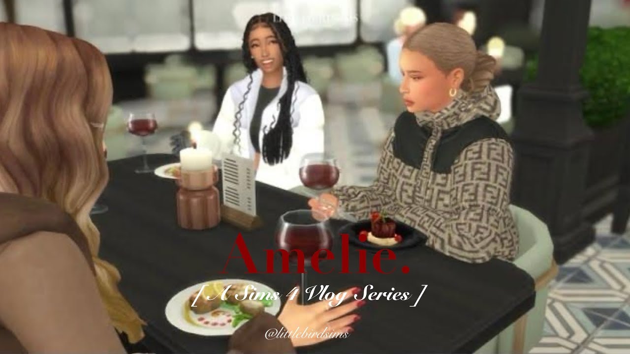 День в спа-салоне с подругами [Амели. Видеоблог по Sims 4 - 6 сезон, 2 серия]