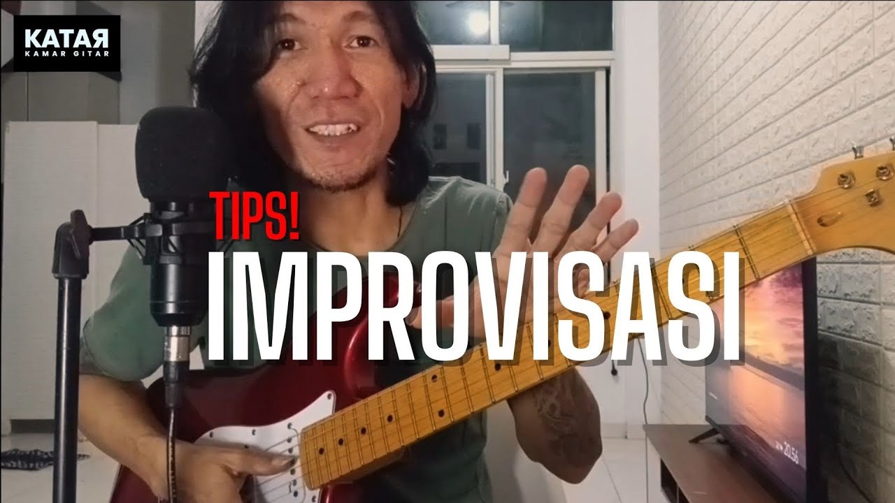 Cara main melodi dengan improvisasi (Backingtrack ada di deskripsi) | No.53