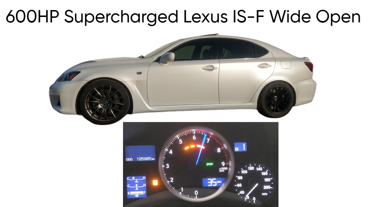 2012 Lexus IS-F RR-Racing Supercharger Kit E85 600hp #lexus #supercharged #isf