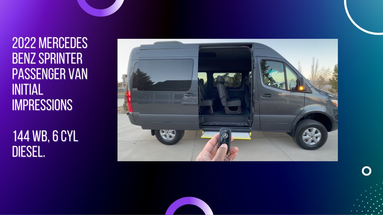 2022 Mercedes Benz Sprinter Passenger Van 4x4 Initial Impressions
