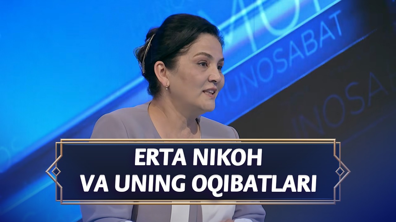 Erta nikoh va uning oqibatlari | Munosabat (30.03.2026)