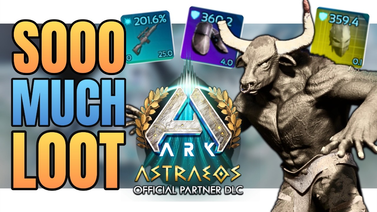 Легкий бой с минотавром Астраеосом в одиночку | ARK Survival Ascended