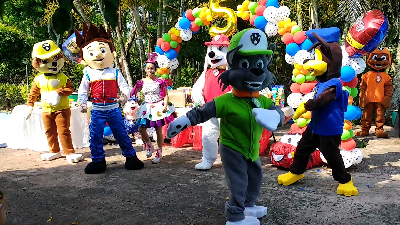 Show Paw Patrol Animaciones Michy Bolitas