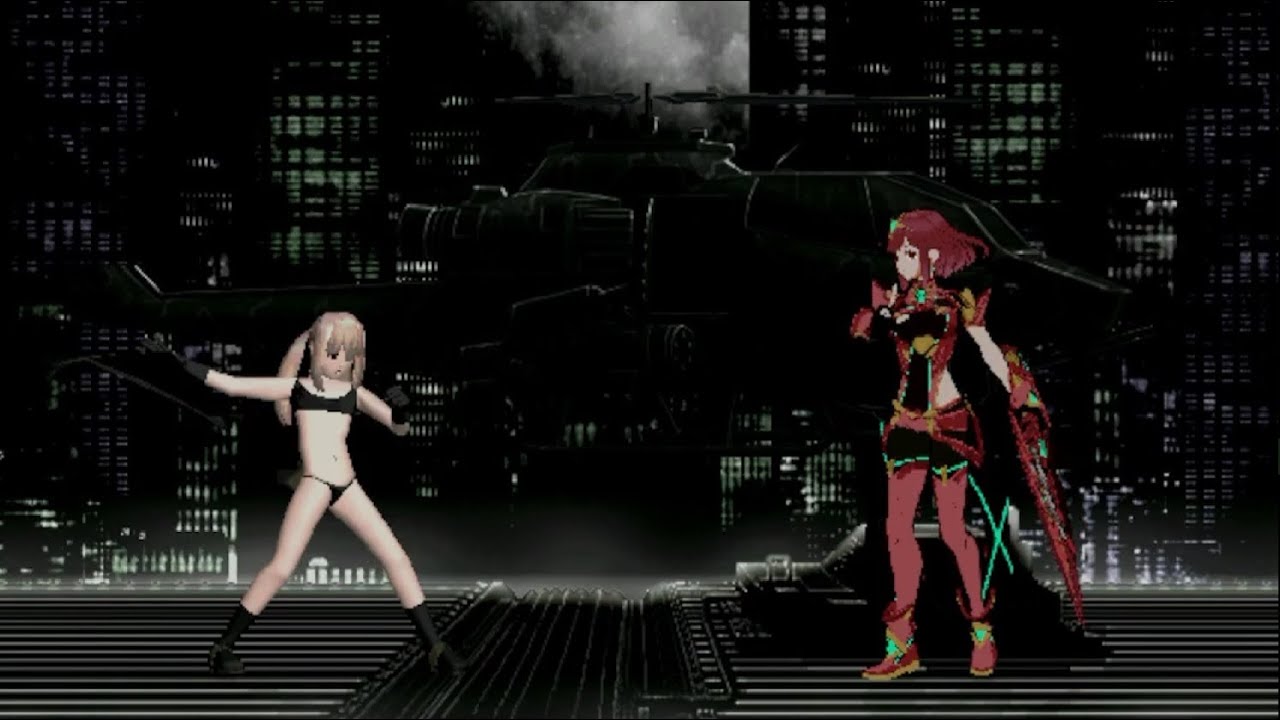 M.U.G.E.N: Shiratama vs. Pyra
