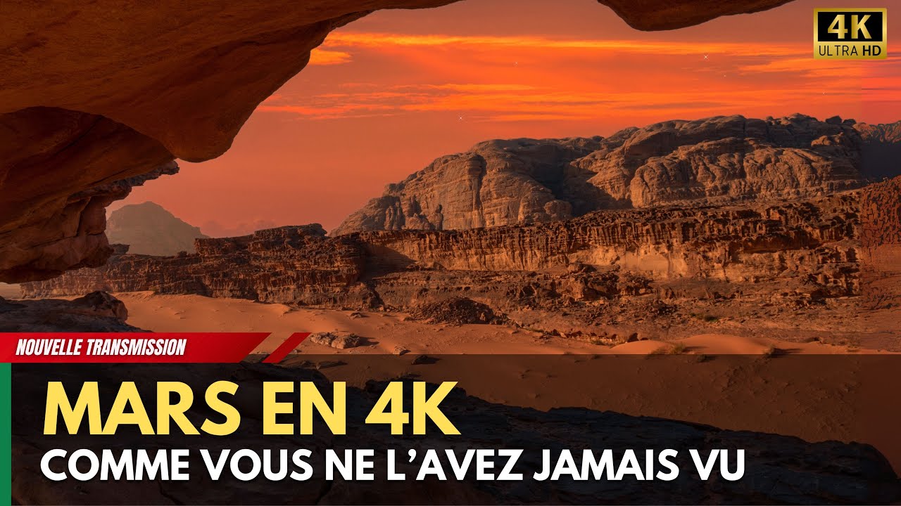 Mars en 4K : découvrez la comme vous ne l'avez jamais vu (images réelles)