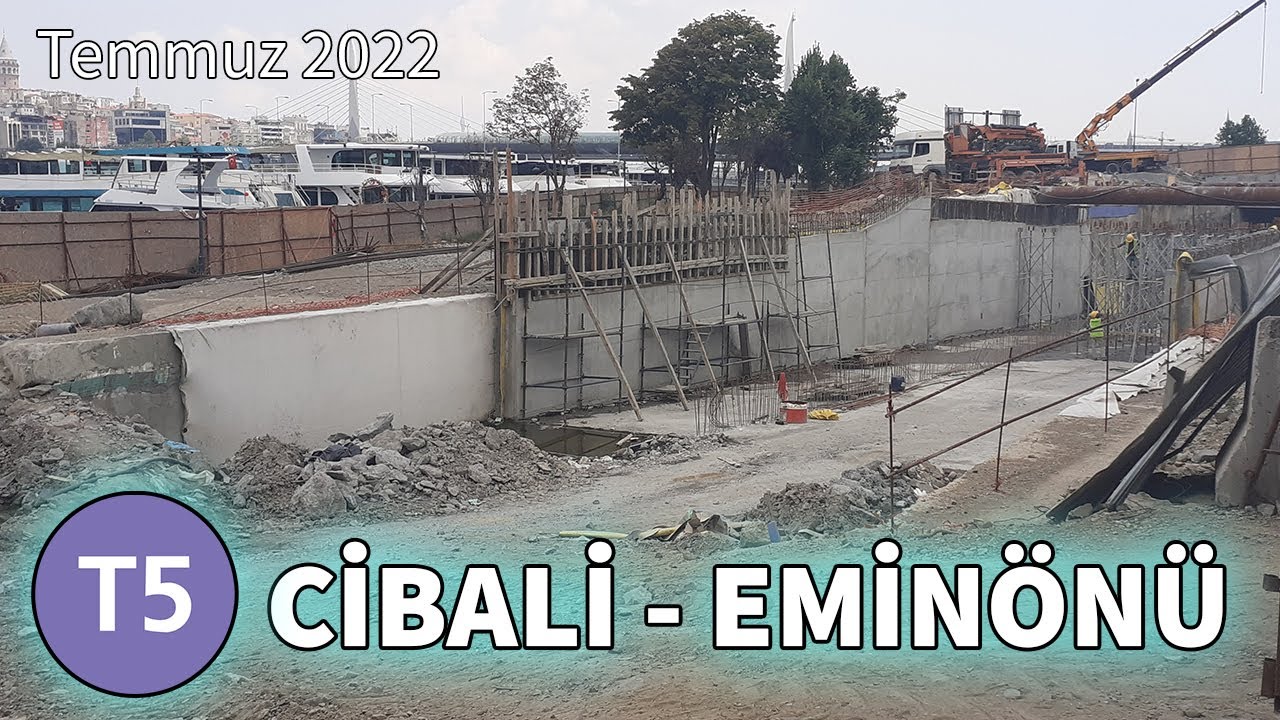 T5 Cibali - Eminönü Tramvay Hattı Son Durum Turu | Temmuz 2022