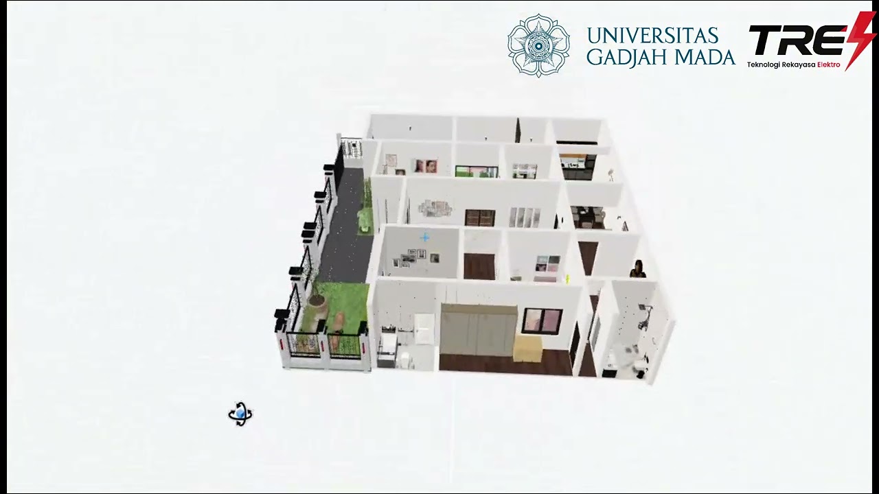 Desain dan Floor Plan Rumah  1 Lantai Bergaya Modern | Project-Based Learning | Gambar Teknik 1