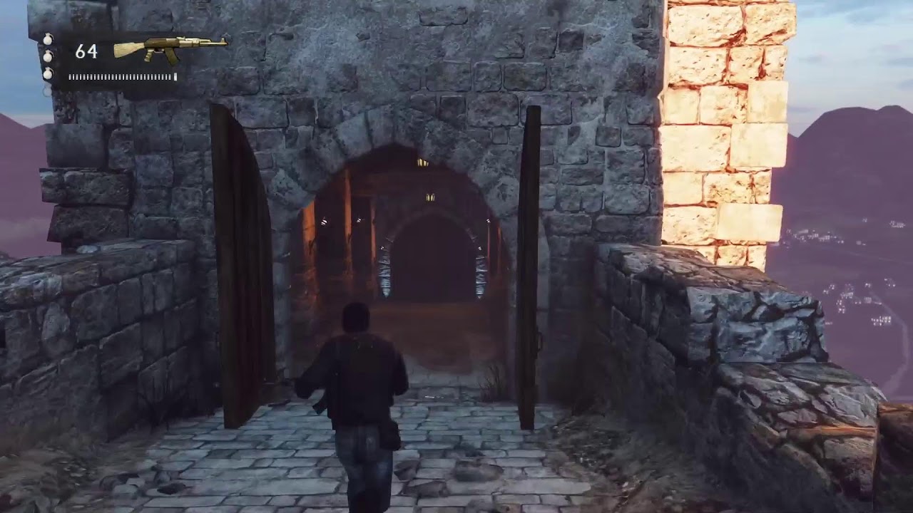 Jugando el modo historia  de Uncharted 3 en directo