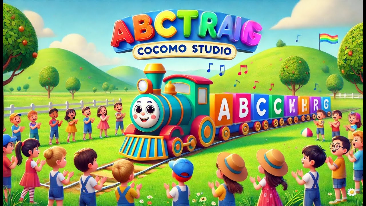 Alphabet Train Song for Kids | Fun Learning ABC Video