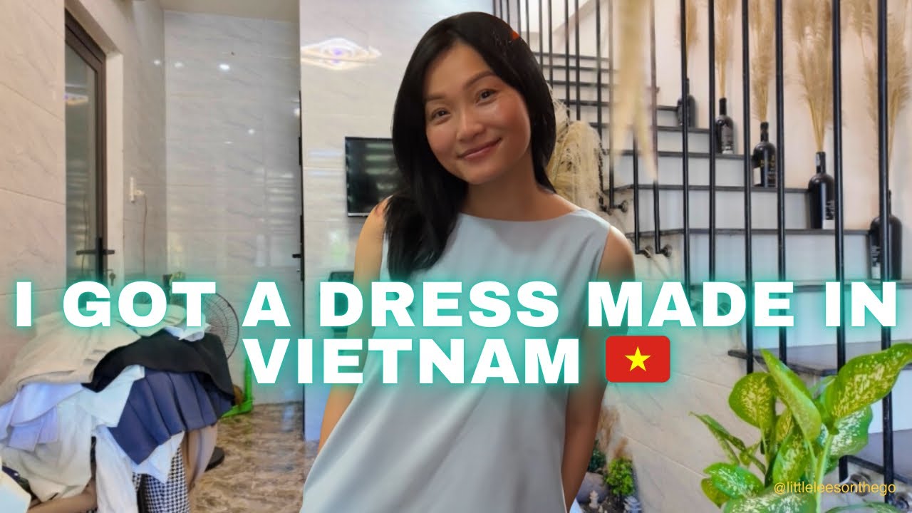 What It’s Really Like Getting a Custom Dress in Da Nang 🇻🇳 | Local Tailoring & Shopping