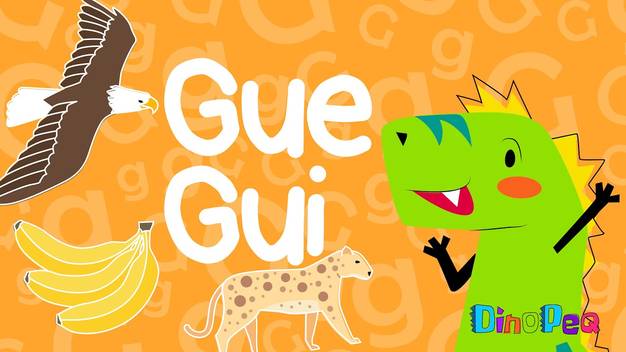 Gue Gui | S&iacute;labas | Vocabulario para ni&ntilde;os | 🦖 DinoPeq