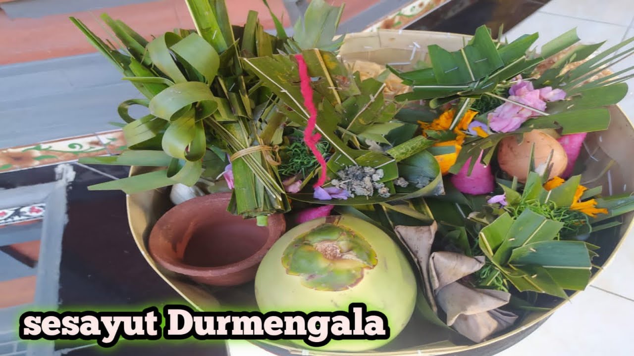 cara membuat sesayut Durmengala yang lengkap#tradisibali