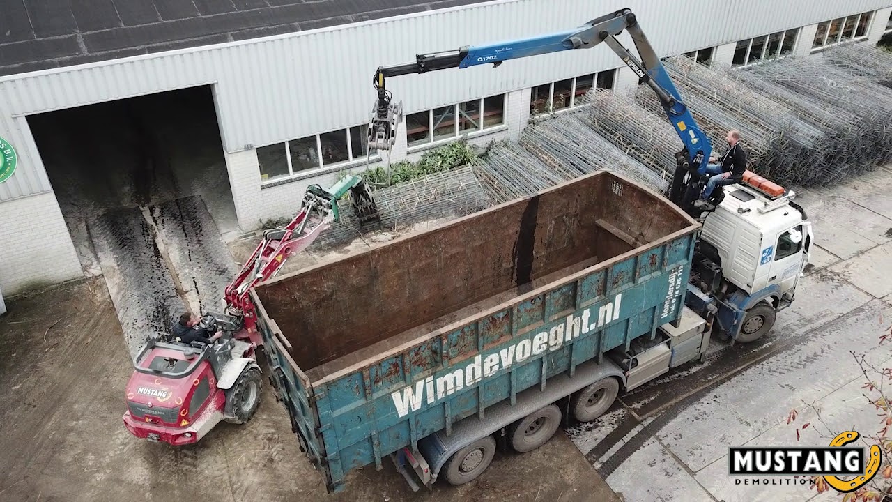 25.000 m² kas leeg ruimen met Mustang Demolition