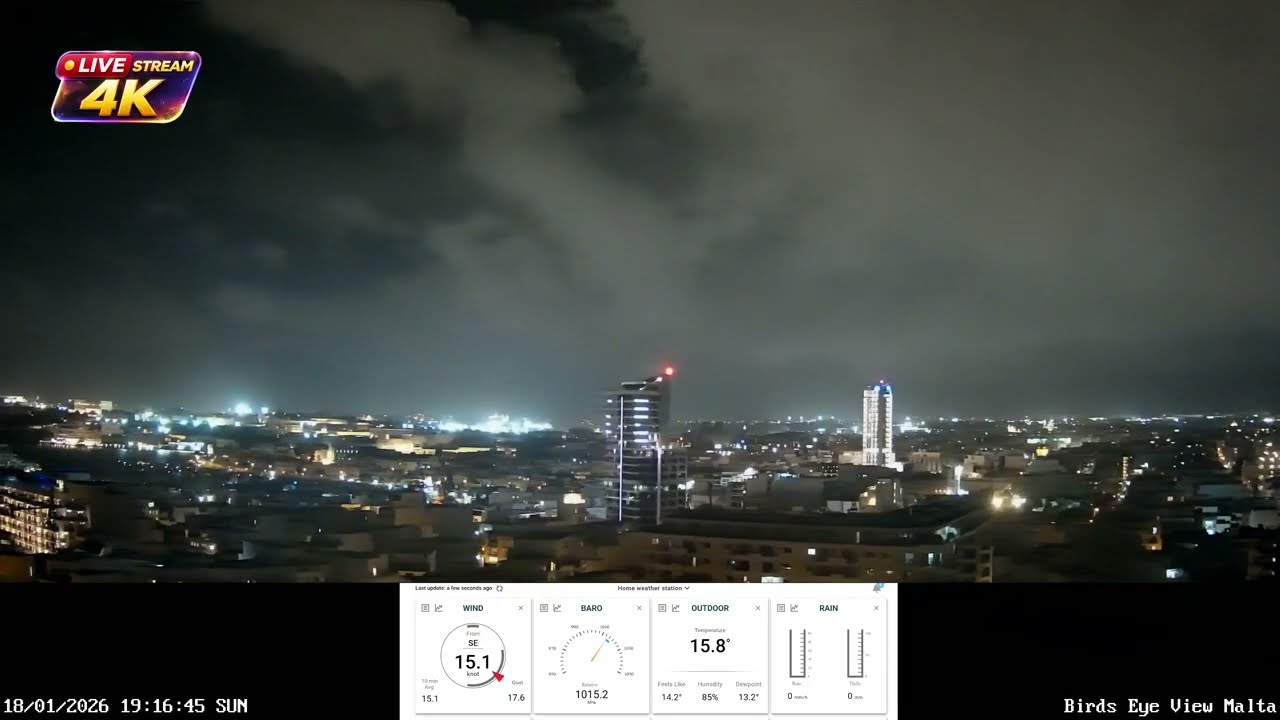 Malta Live Stream in 4K UHD 24/7 + Chill Out Music Vibes