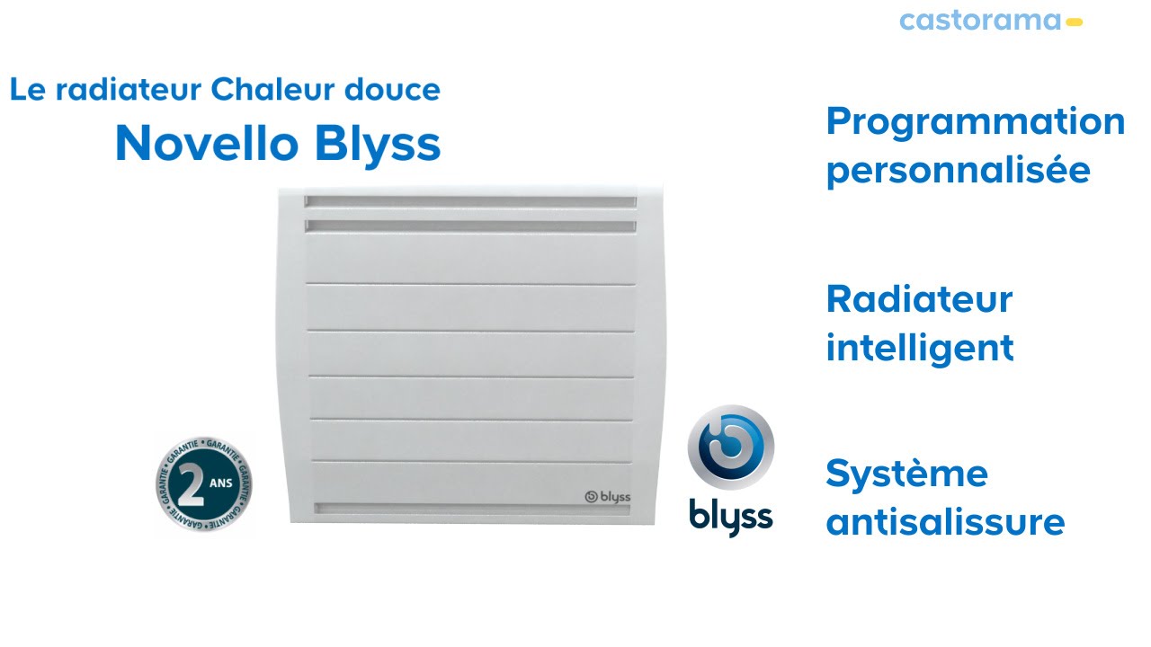 Radiateur chaleur douce Novello BLYSS (636244) Castorama