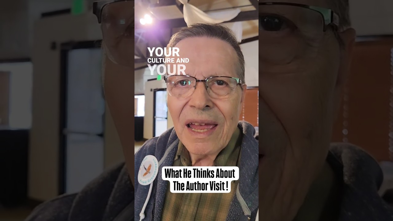 What He Says About the Author Visit #authorvisit #reaction  #bookviewer