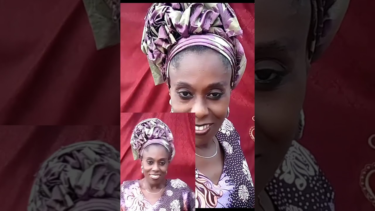 Three in one conventional head wrap tutorial 